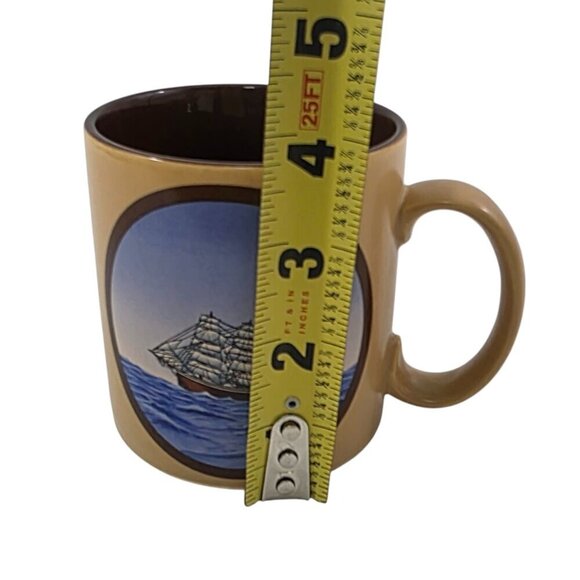 Vintage Russ Berrie & Co 12 Oz Ceramic Sailboat 8354 Cups Mugs – Set of 2 - Picture 12 of 16